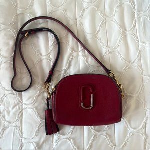 Marc Jacobs Shutter Cross-Body Bag (Deep Maroon)